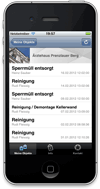Screenshot akkurat24 Service Tracking App für iPhone